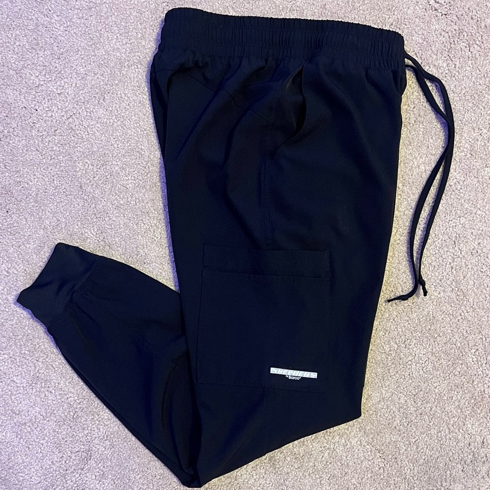 Skechers Black Uniform Jogger Pants by Barco Adult Sz XXS Petite
